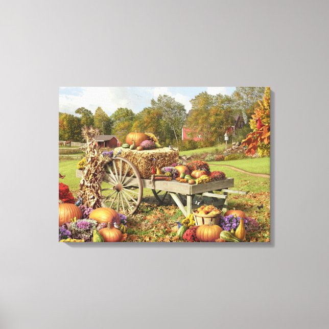 Alan Giana "Trésors d'automne" toile Imprimer (Recto)