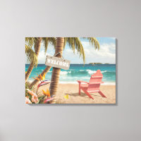 Alan Giana "Welcome to Paradise" Canvas Print