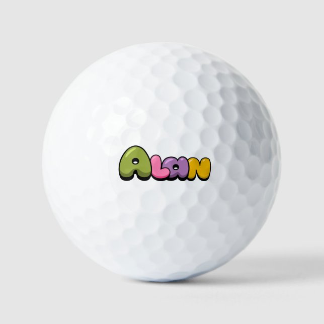 Alan Golfball (Vorderseite)