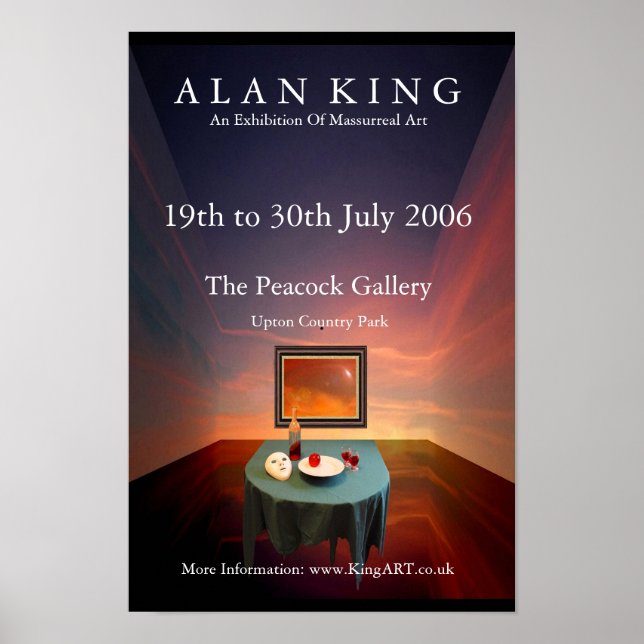 Alan King - Poster de l'exposition Peacock (Devant)