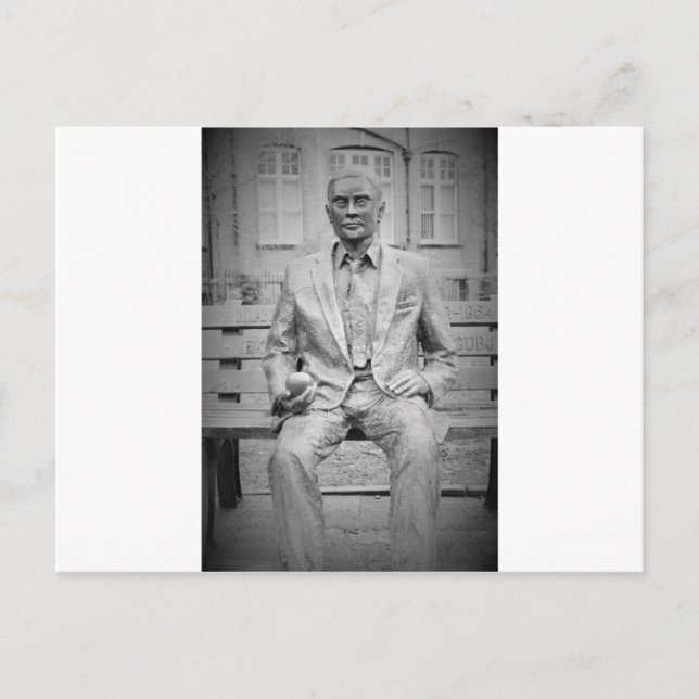 Alan Turing, OBE Der Vater des modernen Computing Postkarte (Vorderseite)