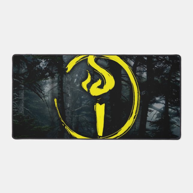Alan Wake Torch Logo de bureau Mat (Recto)