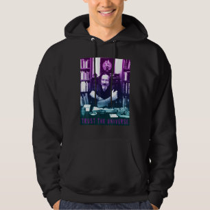 Alan Watts Gradient Foto vertrauen dem Universum Hoodie