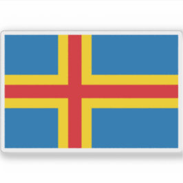 Åland-Flagge, Finnland Aufkleber