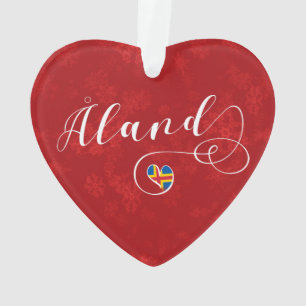 Åland Heart Flag, îles Aland, Finlande