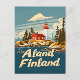 Åland-Inseln Finnland Postkarte
