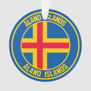 Åland Islands Runder Emblem Ornament