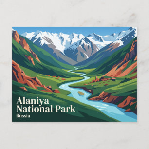Alaniya-Nationalpark Russland Postkarte