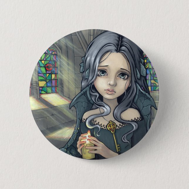 "Alannah" Knopf Button (Vorderseite)