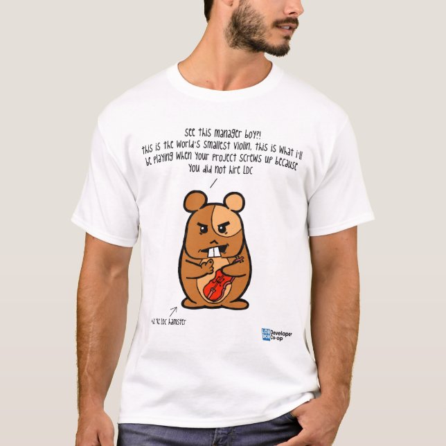 Alans goldene Wörter T-Shirt (Vorderseite)
