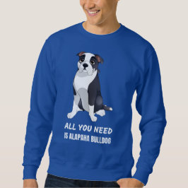 Alapaha, Alapaha Blauer Blütenbulldog Alapaha Bull Sweatshirt