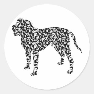 Alapaha Blue Blood Bulldog Runder Aufkleber