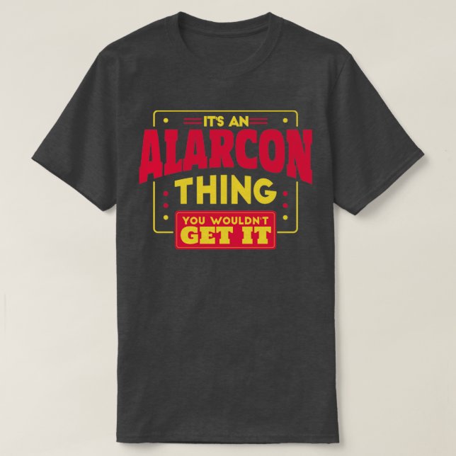 Alarcon T-Shirt (Design vorne)