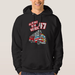 Alarm Ich Werde 47 Motor Feuerwehrmann Hoodie
