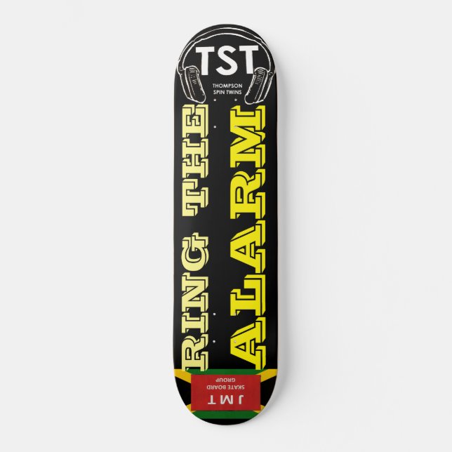 ALARM RING / TST Skateboard (Vorderseite)