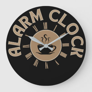 ALARME HORLOGE RÉTRO MATIN AMATEUR DE CAFÉ