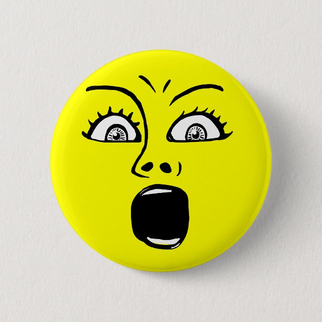 ALARMED! -Gelb Button (Vorderseite)