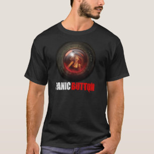 Alarmknopf-schreiendes Linse-T-Shirt T-Shirt