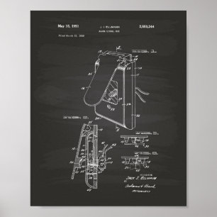 Alarmsignal-Box 1951 Patent Art - Zwischenablage Poster