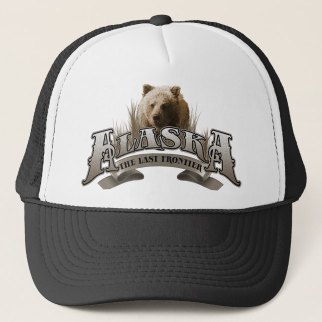 Alaska 2013 mit BEAR.png Truckerkappe (Vorderseite)