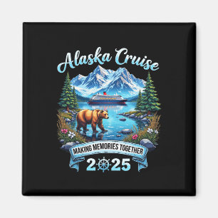 Alaska 2025 Familienurlaub Alaska Kreuzfahrt Match Magnet