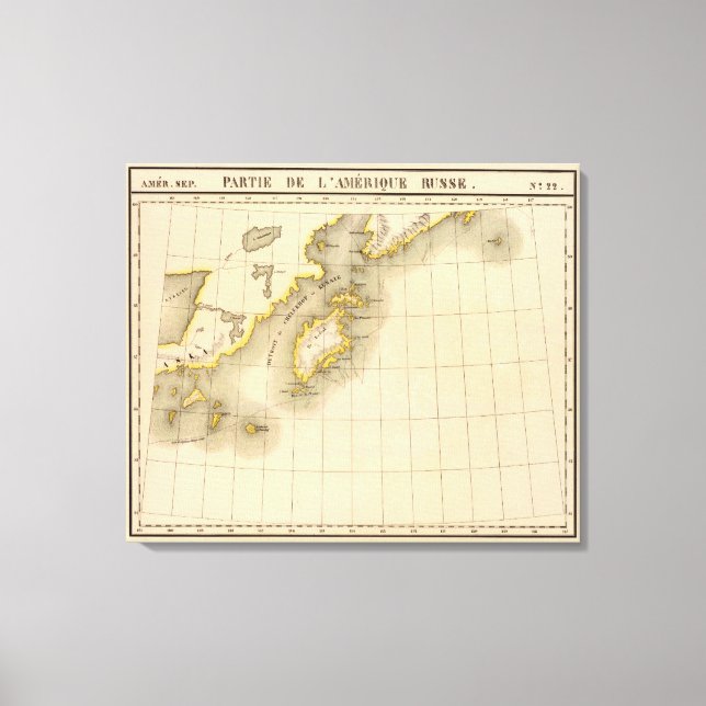 Alaska 22 leinwanddruck (Vorderseite)