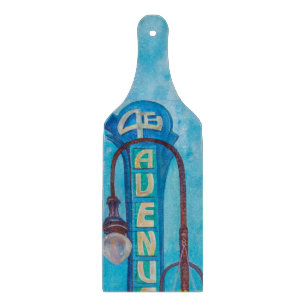 Alaska 4th Ave. Marquee Cutting Board Schneidebrett