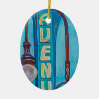 Alaska 4th Ave. Marquee-Keramik Keramik Ornament