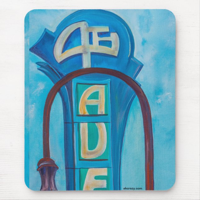 Alaska 4th Ave. Marquee Mouse Mousepad (Vorne)