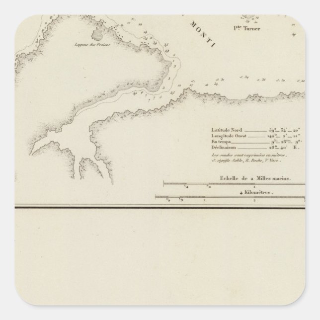 Alaska 8 quadratischer aufkleber (Vorderseite)