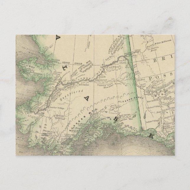 Alaska 9 postkarte (Vorderseite)