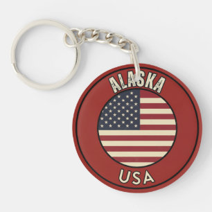 Alaska-Abenteuer - Geschenk der letzten Grenze Schlüsselanhänger