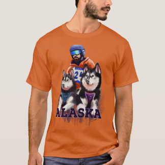 Alaska Accueil de Mushers et Huskies TShirt