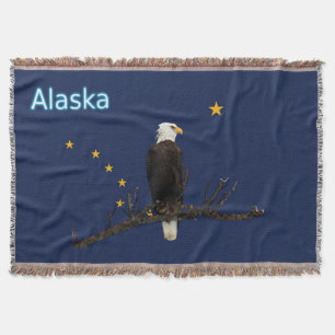 Alaska Adler und Fahne Decke