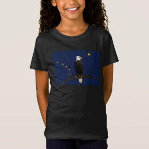 Alaska Adler und Fahne T-Shirt