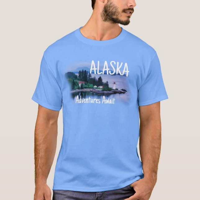 Alaska Adventure Awaits T-Shirt (Vorderseite)