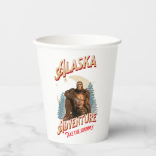Alaska Adventure. Nehmen Sie den Journey Bigfoot Pappbecher