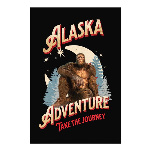 Alaska Adventure. Take the Journey Bigfoot Fotodruck (Vorne)