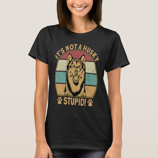 Alaska Alaskan Rasse nennt mich Husky noch einmal T-Shirt (Vorderseite)