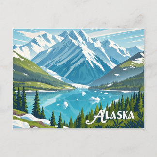 Alaska-Ansichtskarte Postkarte