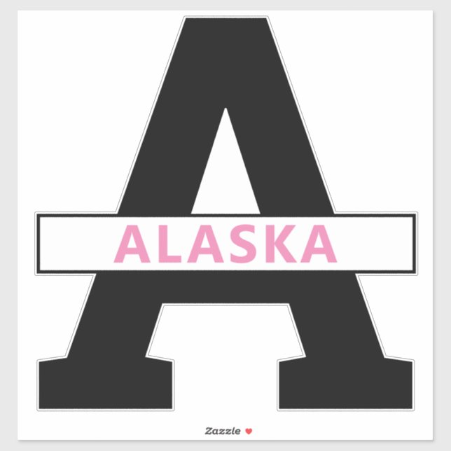 Alaska Aufkleber (Blatt)