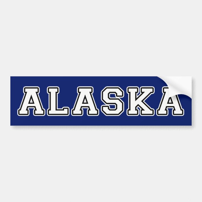 Alaska Autoaufkleber (Vorne)