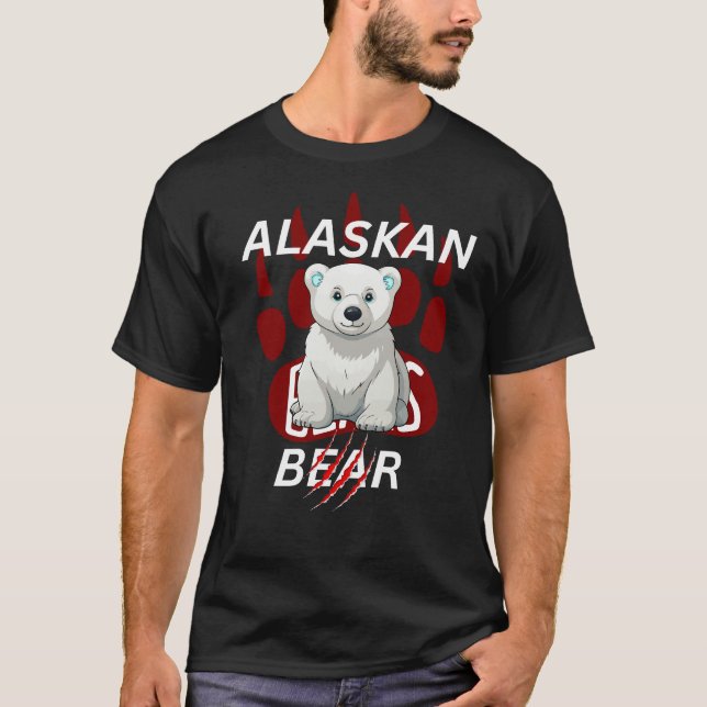 Alaska-Bären-Überlebens-T-Shirts T-Shirt (Vorderseite)