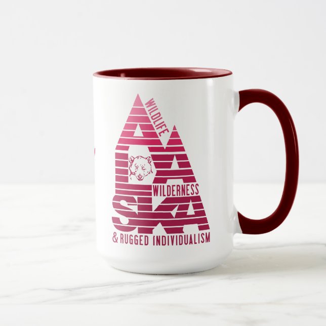 ALASKA-benutzerdefinierte Tasse (Rechts)