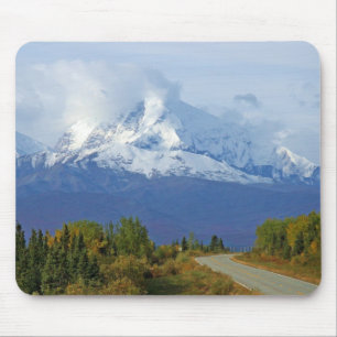 Alaska Berge Baum Natur Wald Schicksal Jahreszeit Mousepad