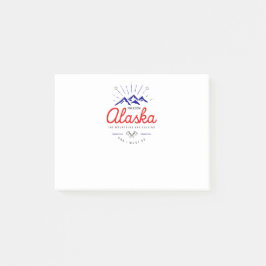 Alaska-Berge fordern, dass ich hellfarbig werde Post-it Klebezettel