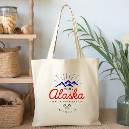 Alaska-Berge fordern, dass ich hellfarbig werde Tragetasche