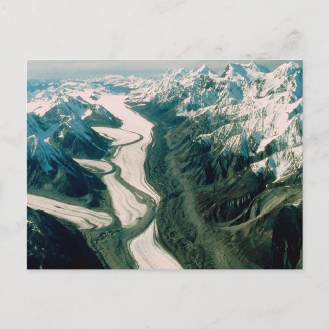 Alaska-Bergkette Postkarte (Vorderseite)