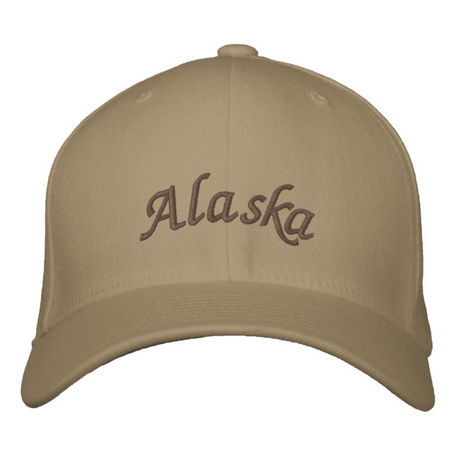 Alaska bestickte Mütze Kappe (Vorderseite)