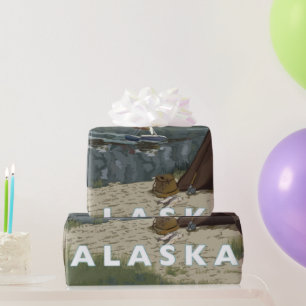 Alaska Bush Flugzeug Souvenirs Geschenkpapier